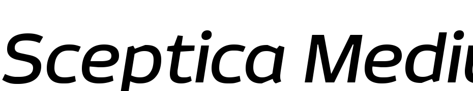 Sceptica Medium Italic cкачать шрифт бесплатно